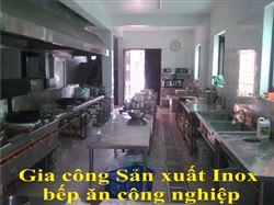 Xưởng gia công sản xuất bếp công nghiệp inox